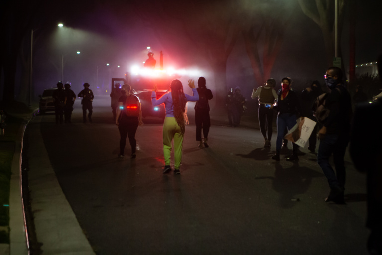 Embedded with the Beverly Hills Protestors: One Reporter’s Story