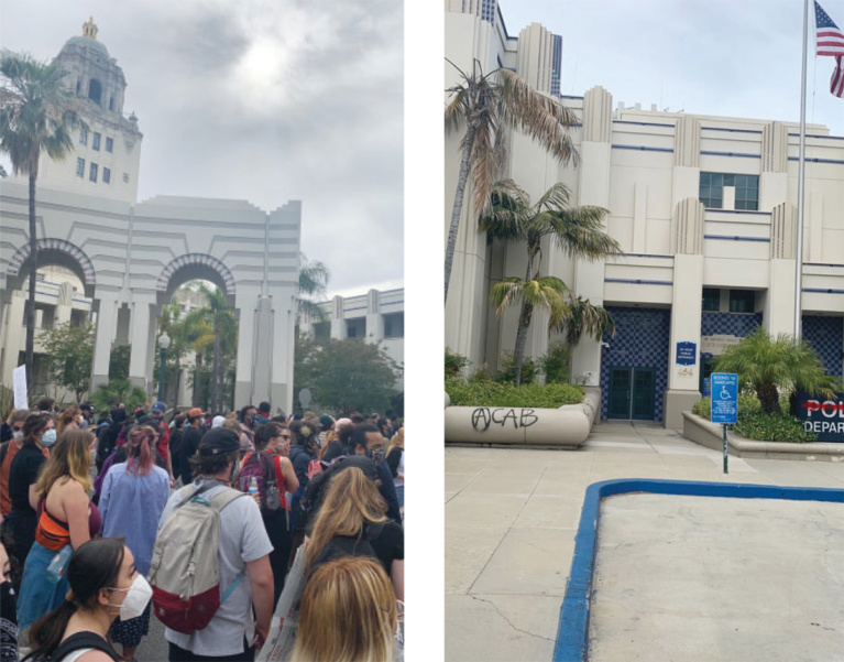 Beverly Hills Hit by Protests
