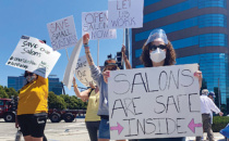 Beverly Hills Personal Care  Professionals Protest