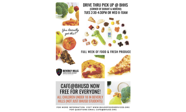 Cafe@BHUSD Will Feed All Beverly Hills Children