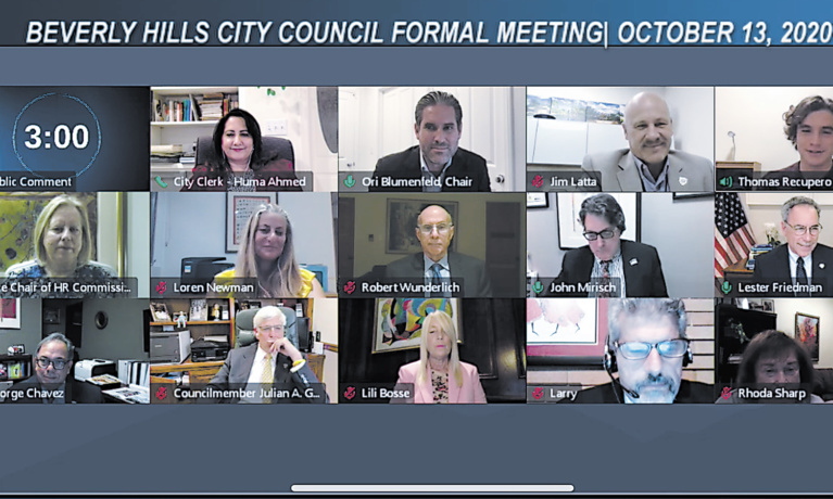 Packed Agenda for Beverly Hills City Council on Oct. 13