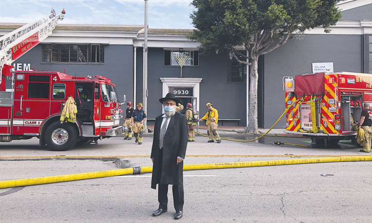 Fire Damages JEM Community Center in Beverly Hills