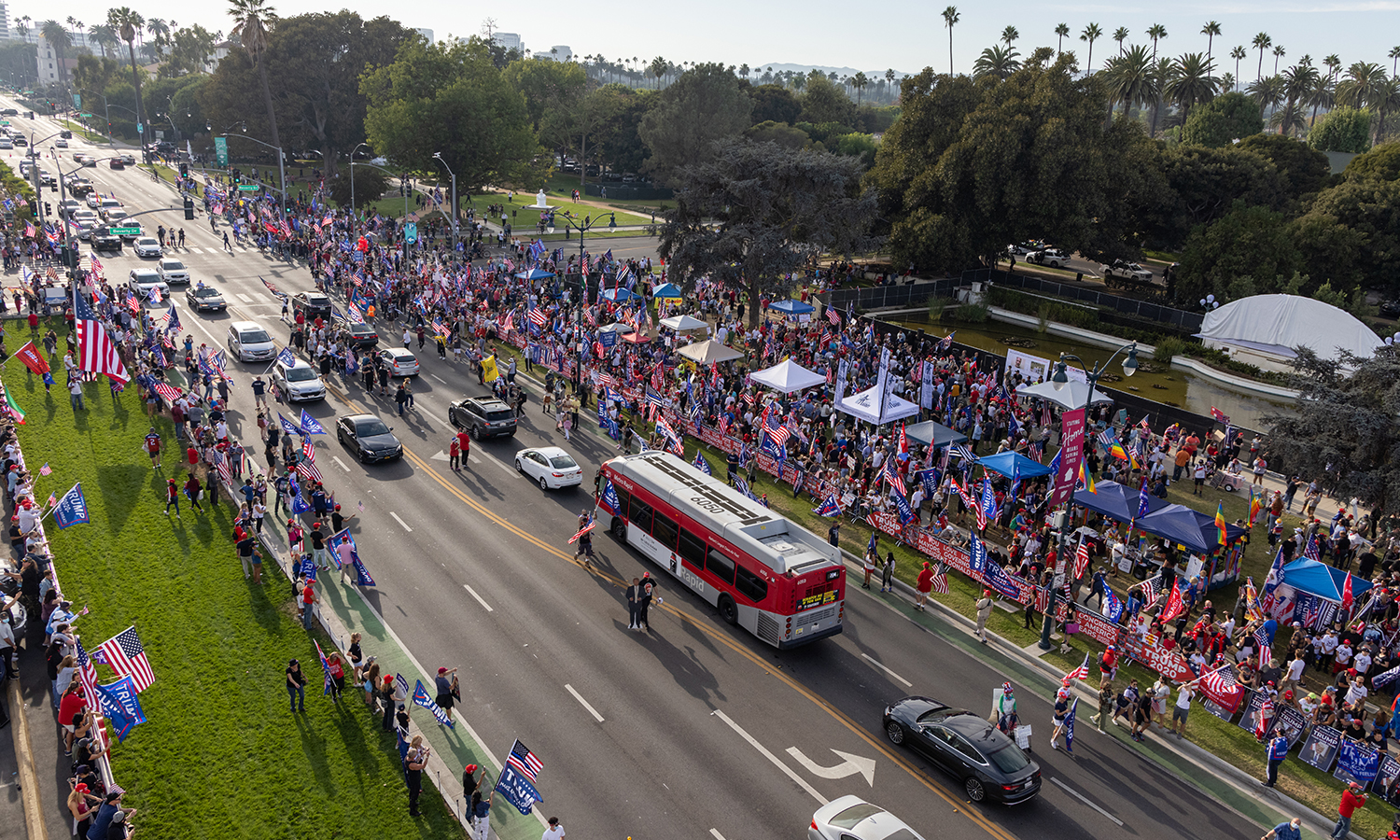 Beverly Hills Courier Freedom Rally Tests City’s New Security