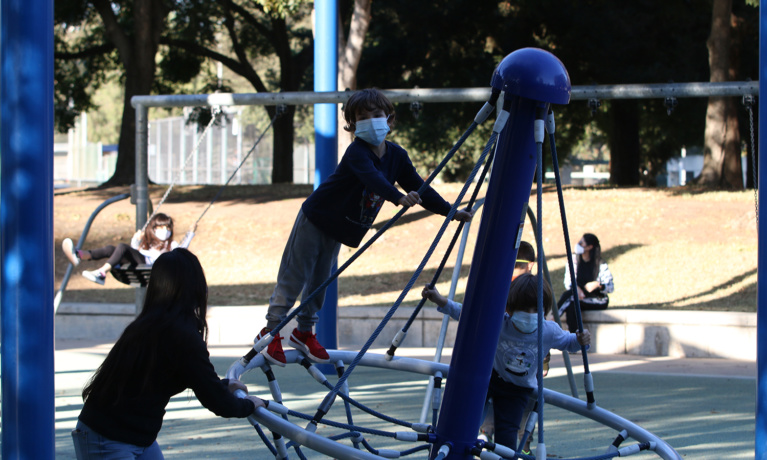 Playgrounds Reopen in  Beverly Hills