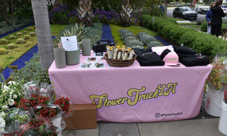 Flowers for a Good Cause in Beverly Hills
