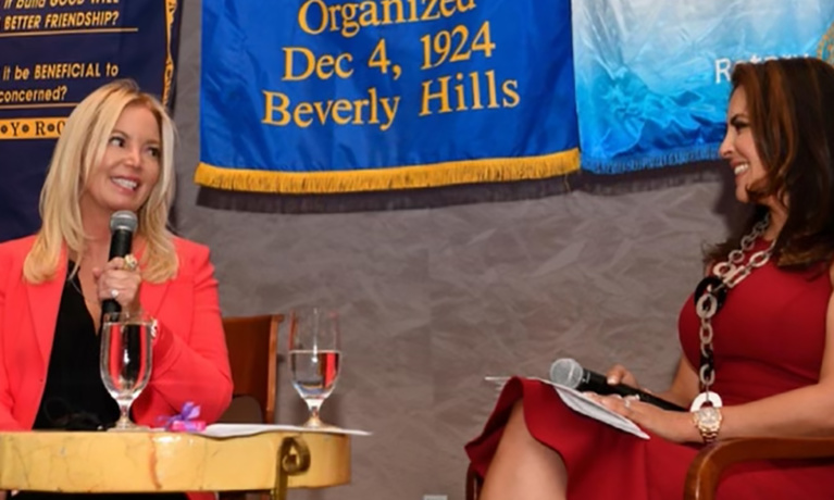 Jeanie Buss Honored at Rotary Club of Beverly Hills