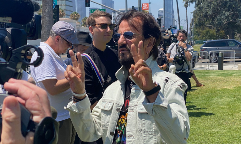 Ringo Starr’s Birthday Wish for “Peace & Love” Around the World