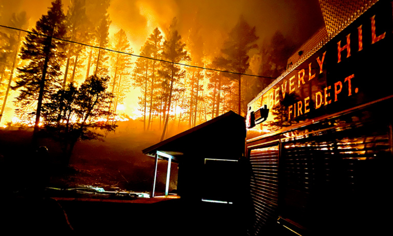 BHFD Fighting Dixie Fire