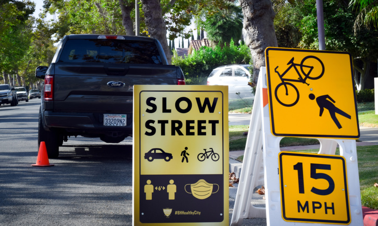 Slow Streets Program Continues to Roll Out in Beverly Hills
