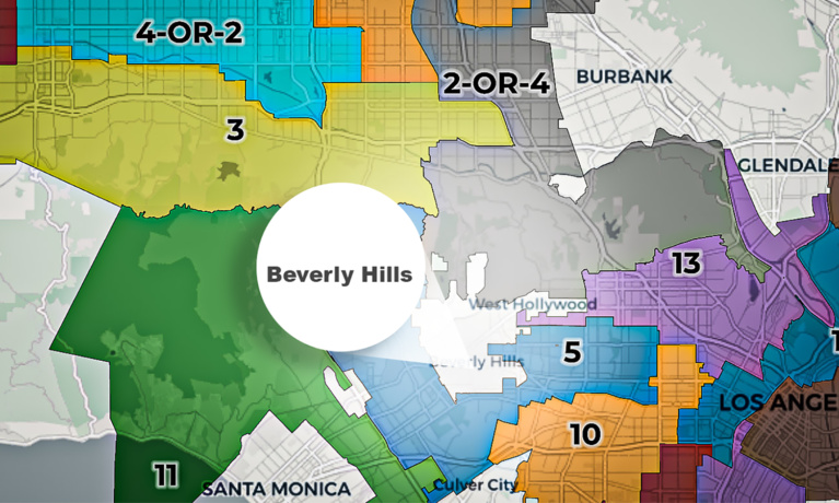 What Redistricting Could Mean for Beverly Hills’ Neighbors