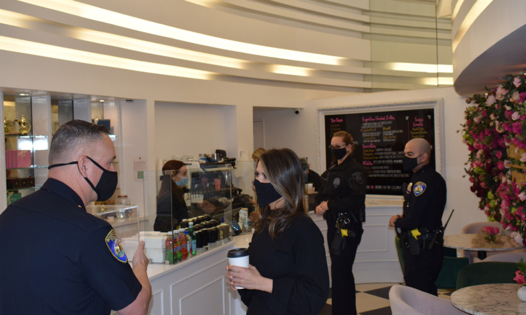 Cafe Sheera Hosts Coffee with a Cop