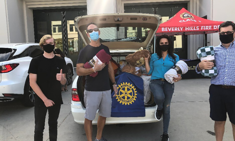 Rotary Blanket Drive Brings Warmth to Community