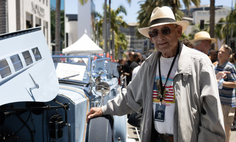 Views from the Concours’ d’Elegance in Beverly Hills