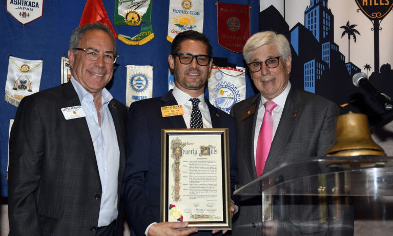 Rotary Club of Beverly Hills Salutes Tenure of Charles L. Black III
