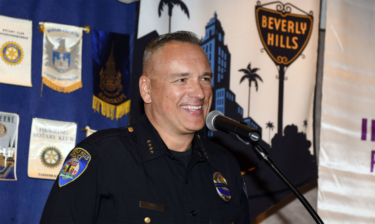 Chief Stainbrook Reassures Beverly Hills at Rotary Address