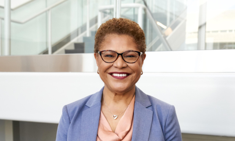 Courier Exclusive: Karen Bass Makes Her Case in Los Angeles Mayoral Race