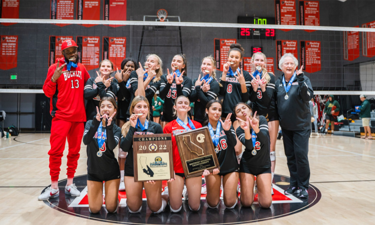 Girls’ Volleyball Team Makes Buckley School History