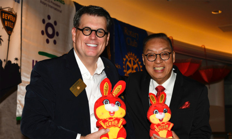 Rotary Club of Beverly Hills Honors Lunar New Year