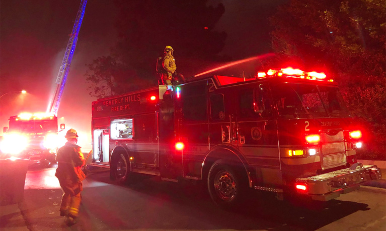 Beverly Hills Fire Department Investigating House Fires