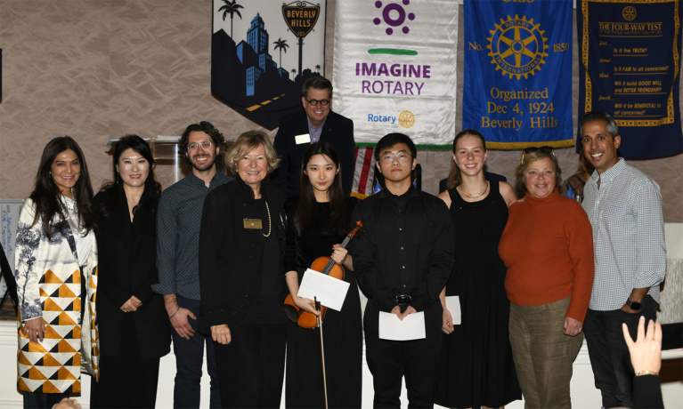 Dazzling Display of Musical Skills at Rotary Club Luncheon