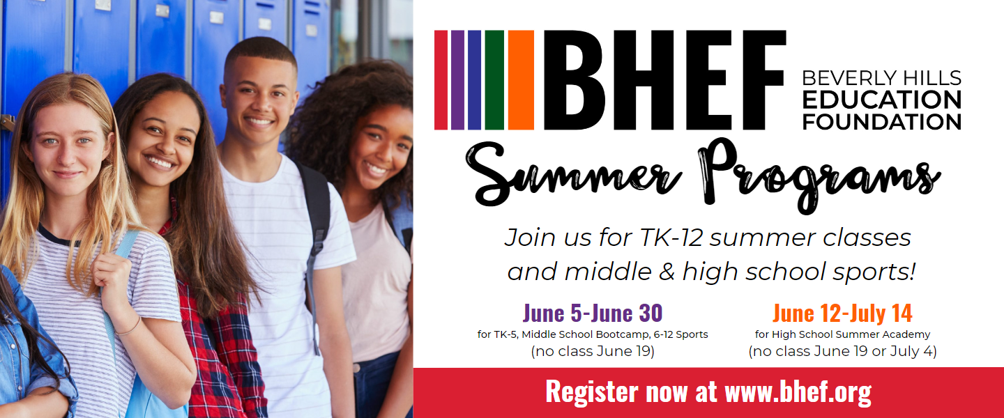 Beverly Courier Hero Banner Ad Summer Programs 2023