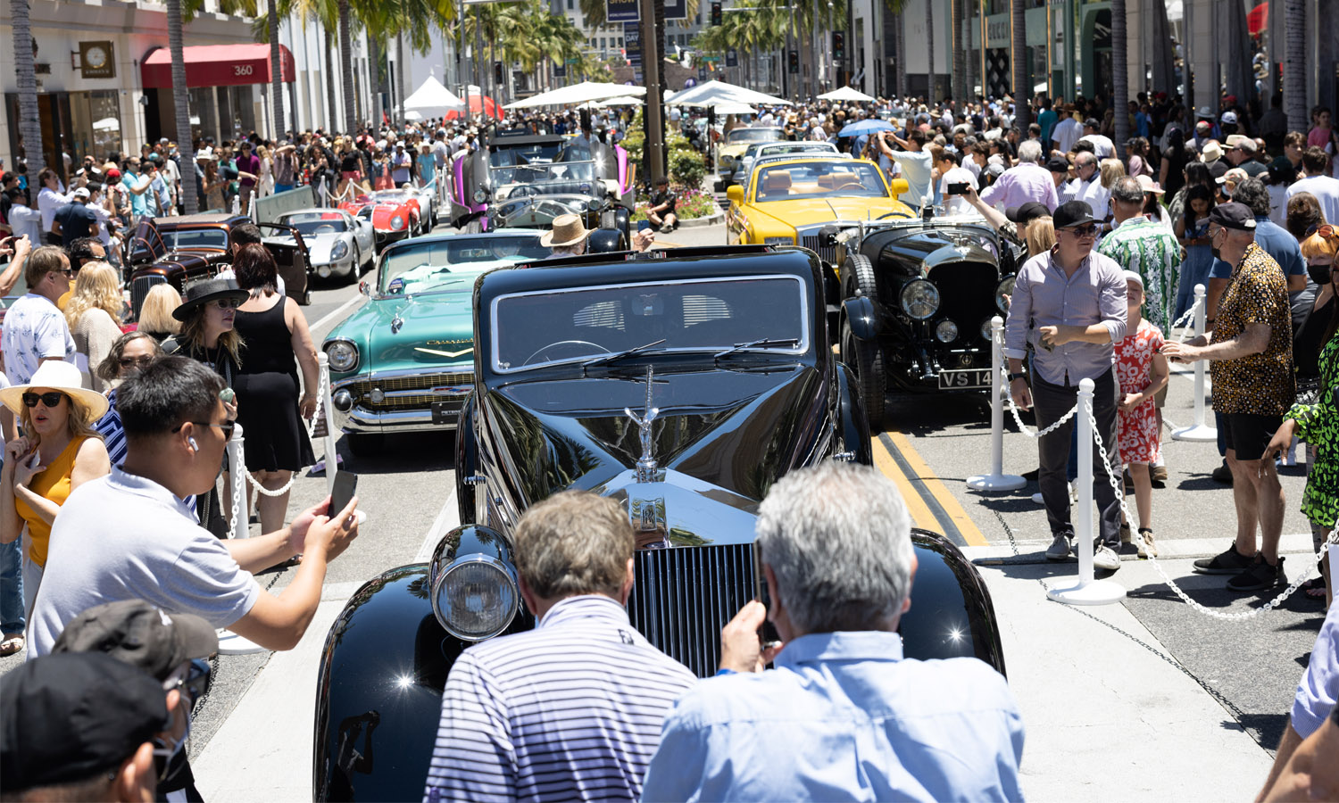Rodeo Drive Concours d'Elegance Featured Over 100 Cars and 40,000