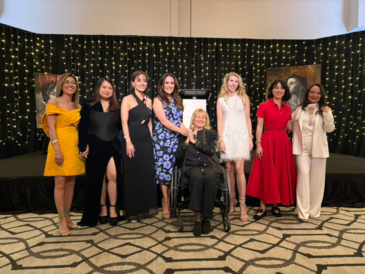 Honorees at the Chamber of Commerce's Women Who Shine event.