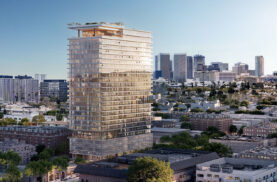 The proposed builder's remedy project on Burton Way