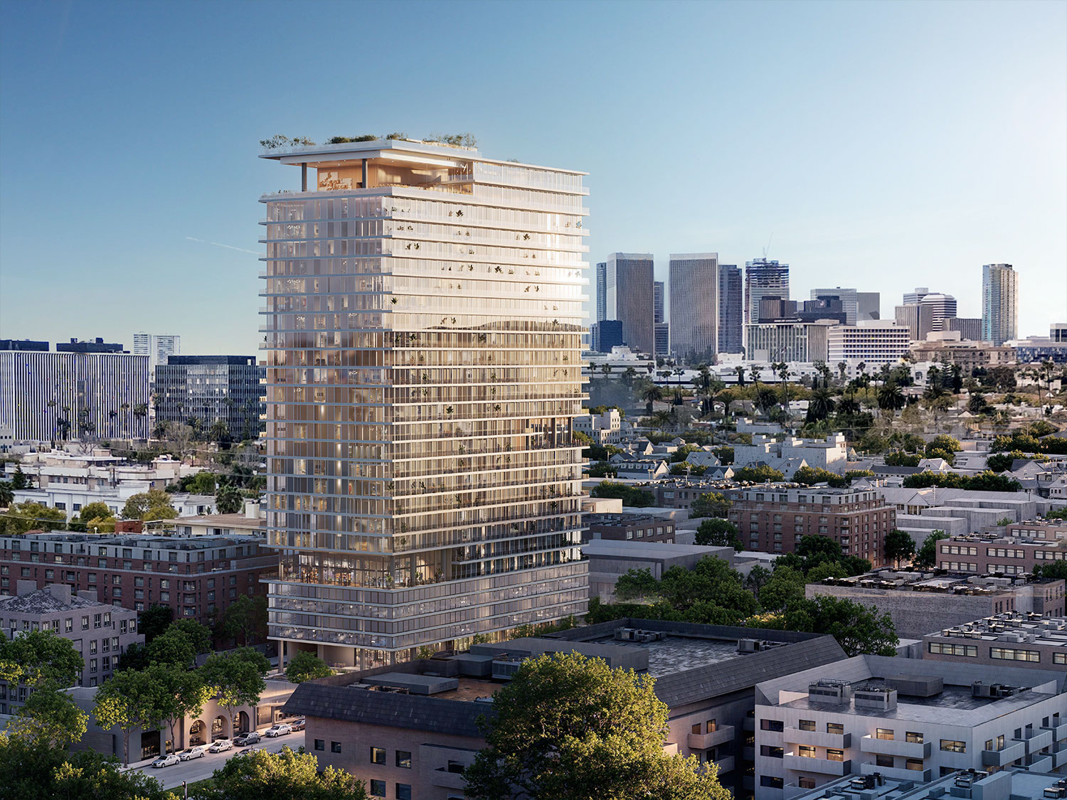 The proposed builder's remedy project on Burton Way