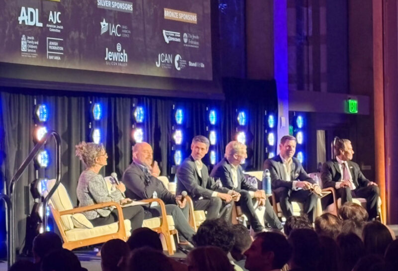 Alex Cohen, Steve Hilton, Mayor Matt Mahan, Tom Steyer, Rep. Eric Swalwell, Antonio Villaraigosa.