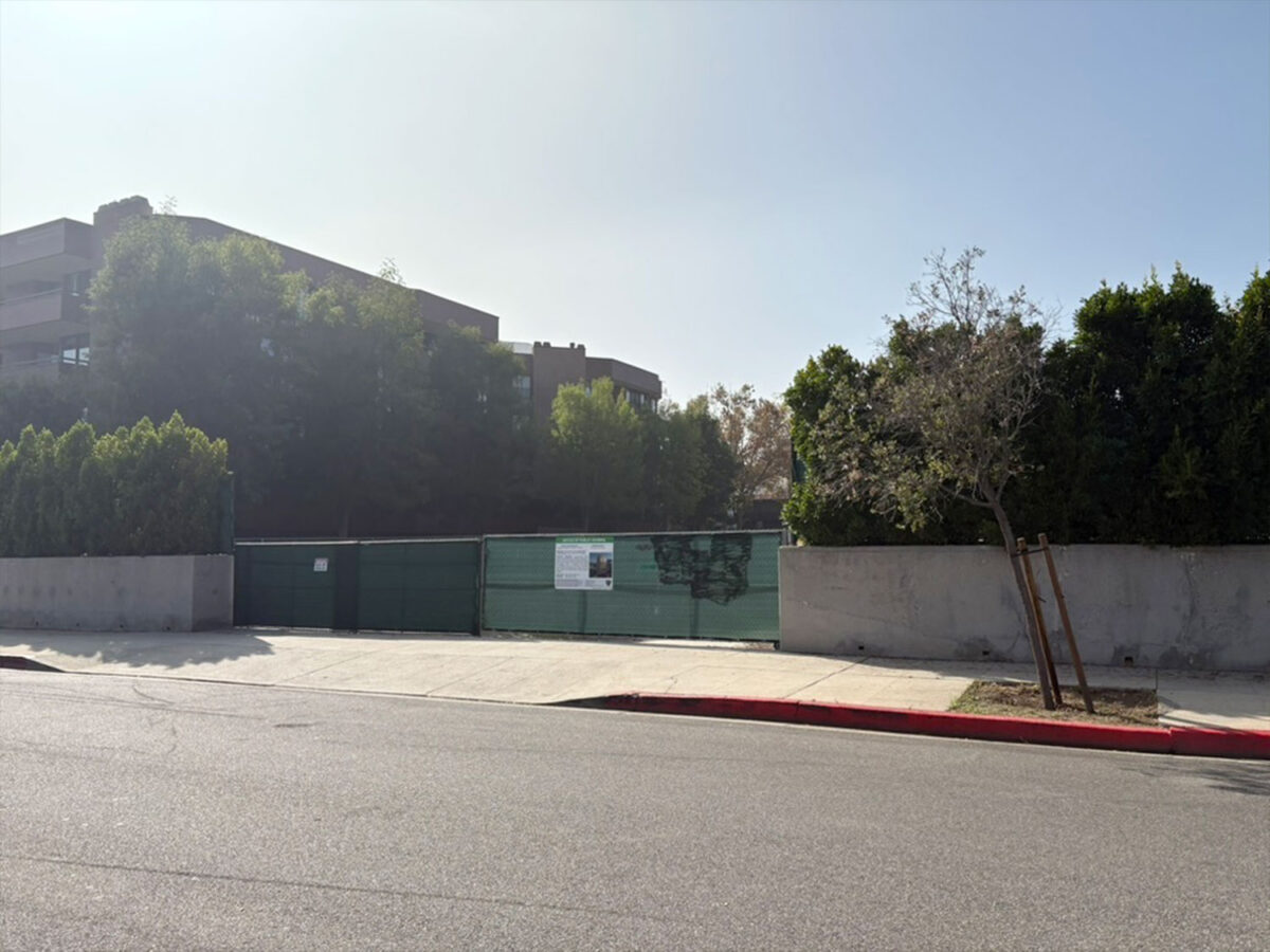 View from the street of 8844 Burton Way