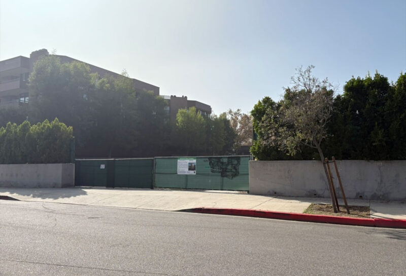 View from the street of 8844 Burton Way