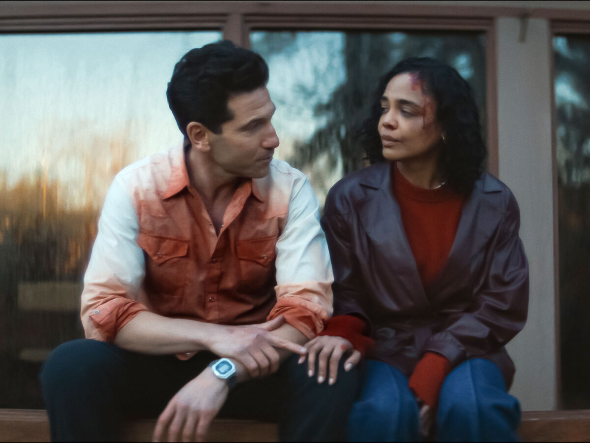 Jon Bernthal and Tessa Thompson in “His & Hers”