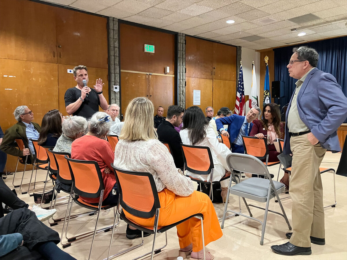 The Beverly Hills City Council listened to questions and complaints from Southeast area residents.