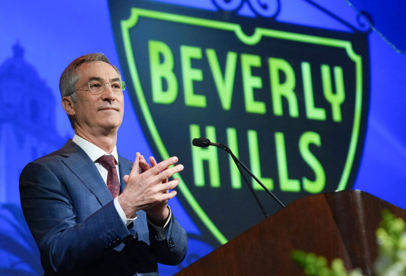Craig Corman steps into the role of Beverly Hills Mayor. Photo courtesy City of Beverly Hills