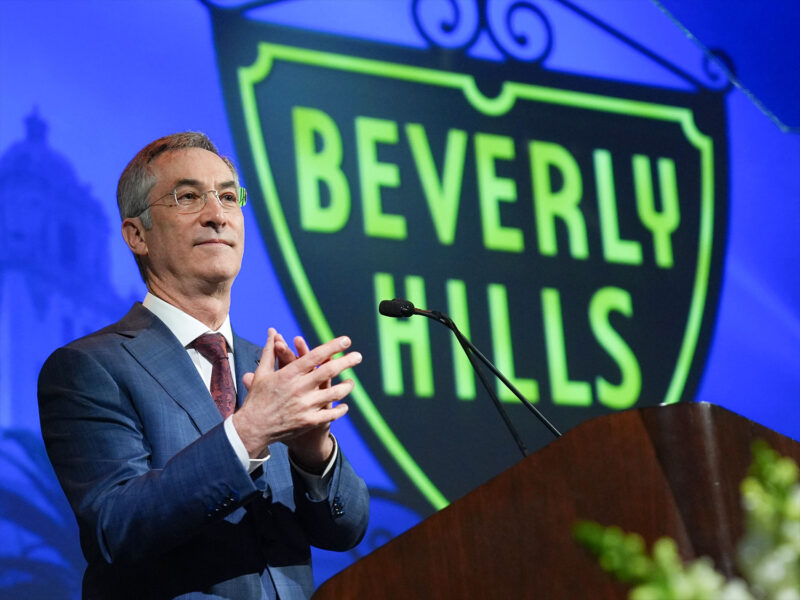 Craig Corman steps into the role of Beverly Hills Mayor. Photo courtesy City of Beverly Hills