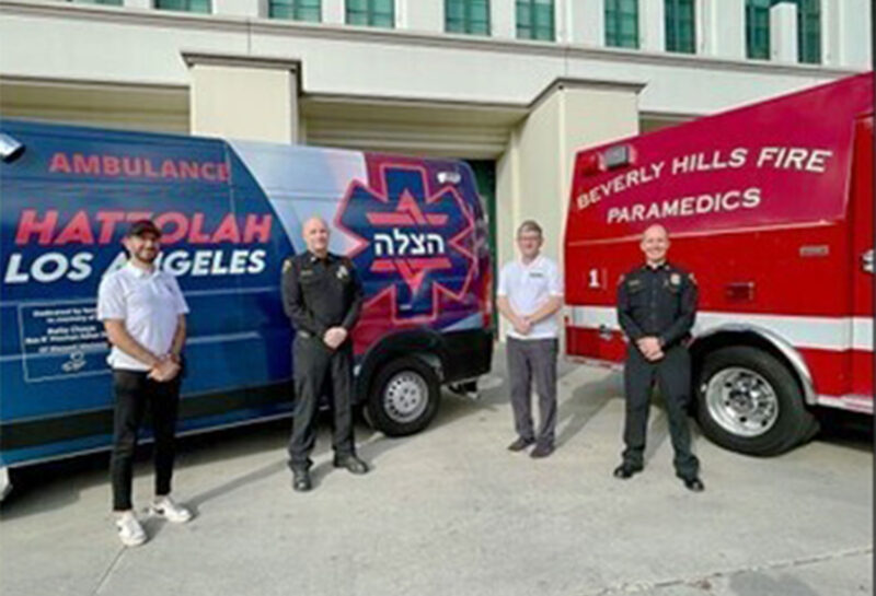 The BHFD will partner with Hatzolah. Photo courtesy city of Beverly Hills