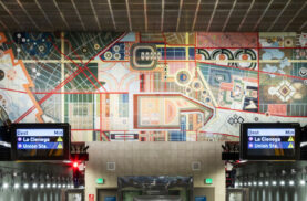The new Wilshire/La Cienega Station will feature artworks that include 