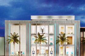 Rendering of Tiffany & Co. building planned for Rodeo Drive Rendering courtesy of Gruen Associates and Peter Marino Architect