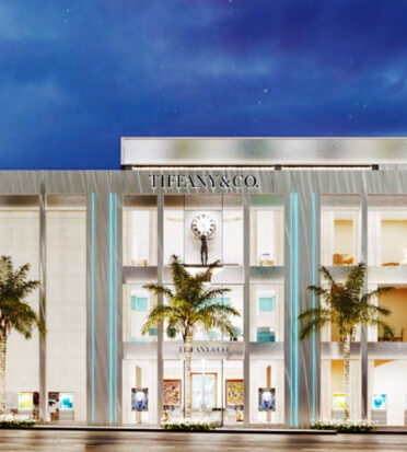 Rendering of Tiffany & Co. building planned for Rodeo Drive Rendering courtesy of Gruen Associates and Peter Marino Architect