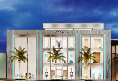 Rendering of Tiffany & Co. building planned for Rodeo Drive Rendering courtesy of Gruen Associates and Peter Marino Architect