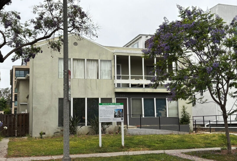 The Planning Commission advanced a seven-story project on N. Oakhurst Drive.