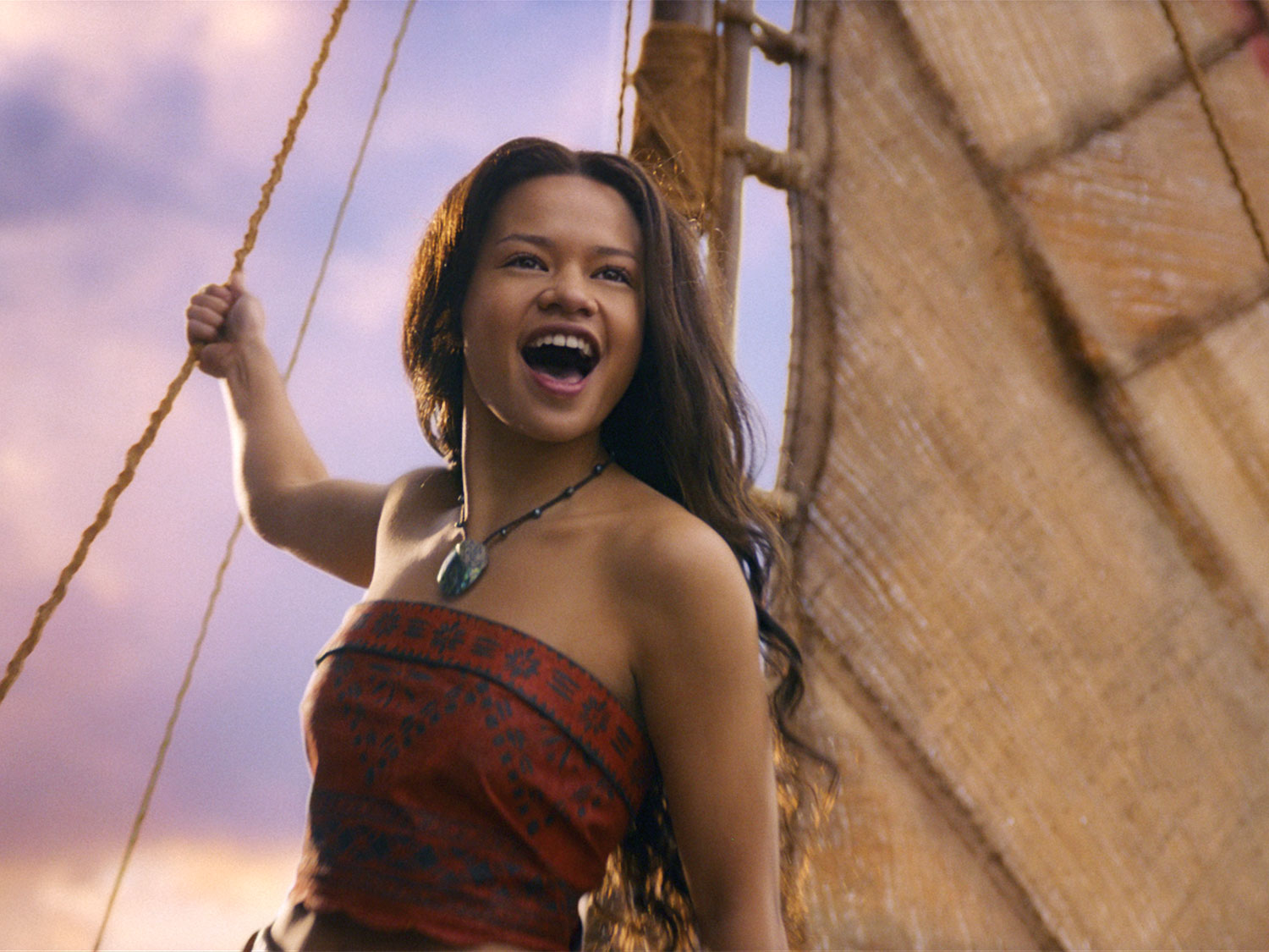Catherine Laga’aia in “moana”photo Courtesy of Disney 