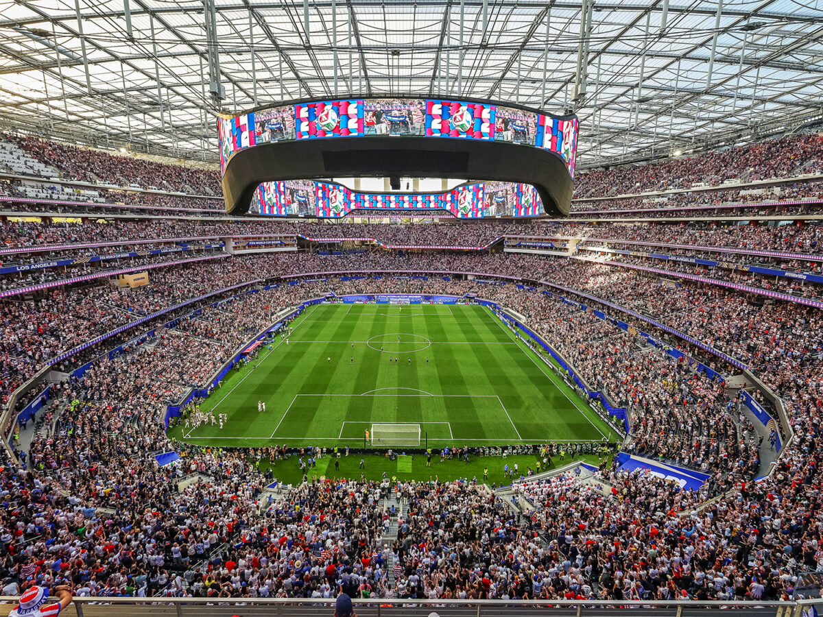The World Cup opener took place this week at Los Angeles Stadium. Photo courtesy Los Angeles World Cup 2026 Host Committee