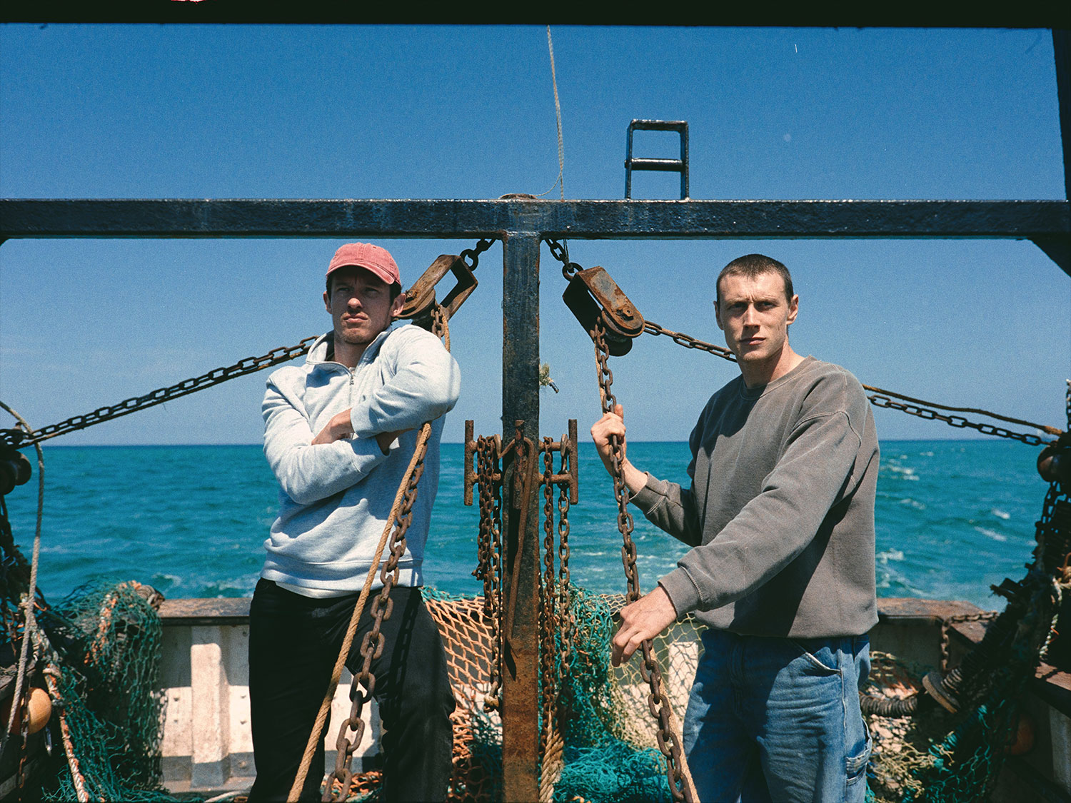 Callum Turner and George MacKay in “Rose of Nevada”Photo courtesy of 1-2 Special