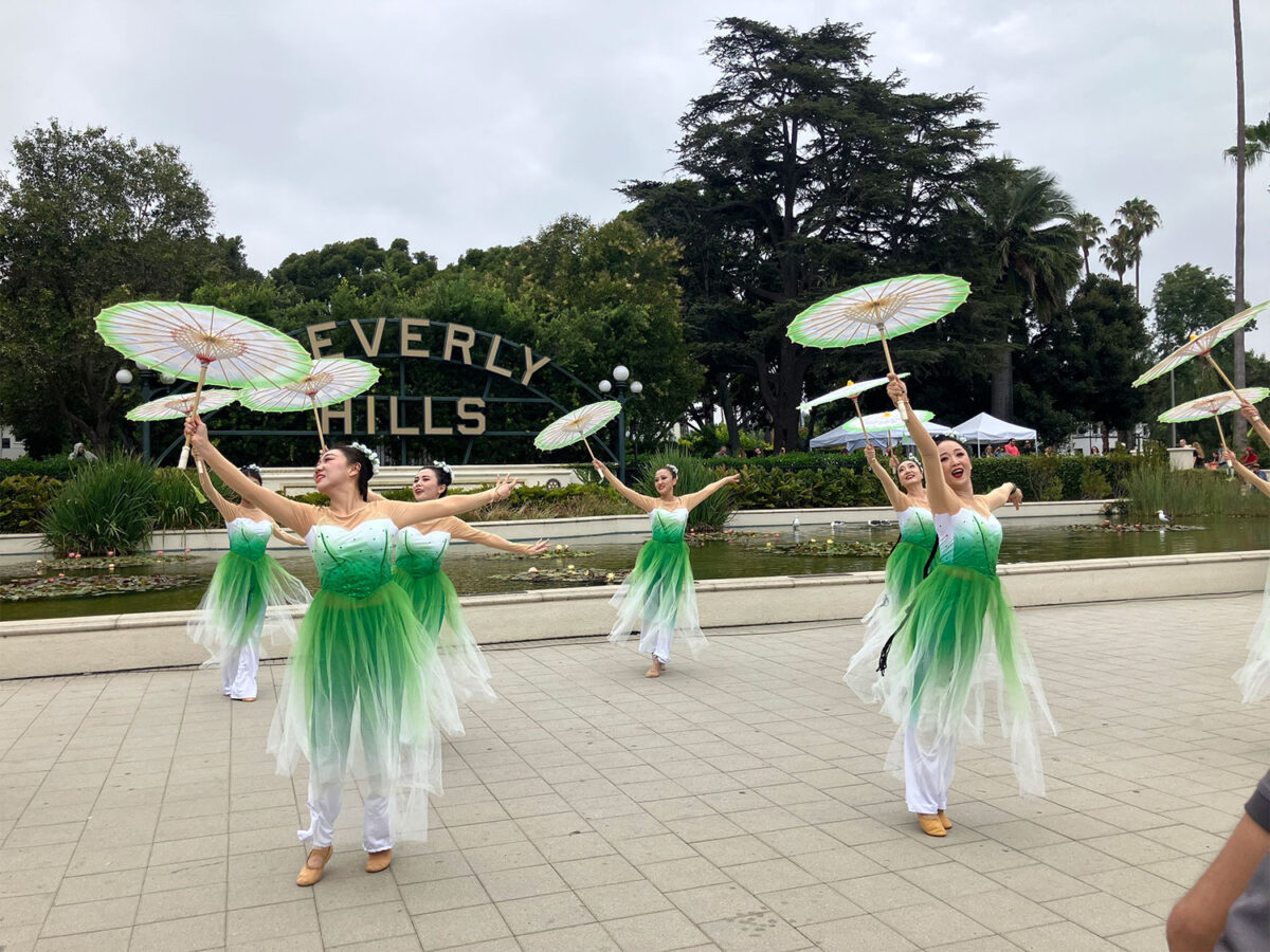 The American Chinese Cultural Association performed at Festival Beverly Hills.