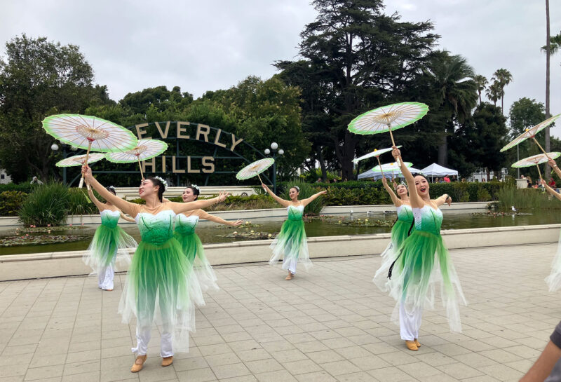 The American Chinese Cultural Association performed at Festival Beverly Hills.