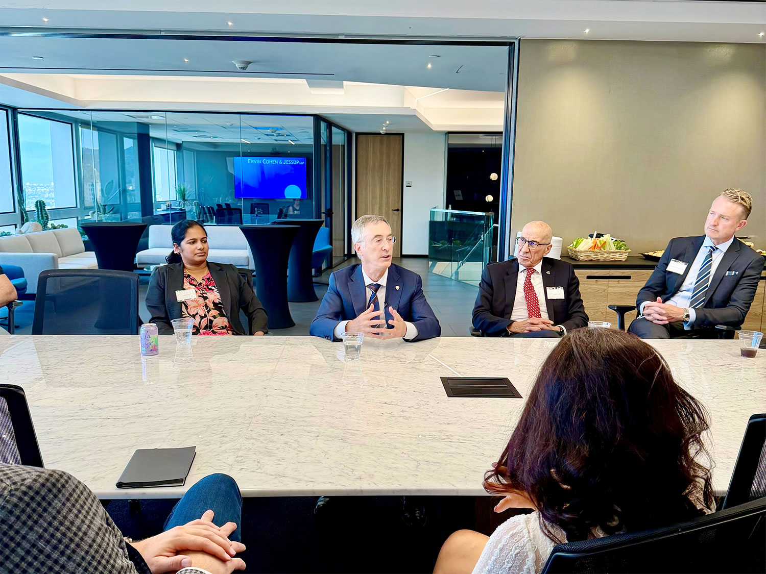 The inaugural Mayor's Circuit meeting took place at Ervin Cohen & Jessup LLP.