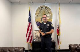 Chief of Police Max Subin in his City Hall office Photo by Jessica Ogilvie