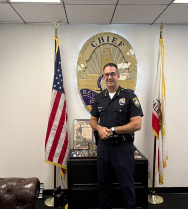 Chief of Police Max Subin in his City Hall office Photo by Jessica Ogilvie